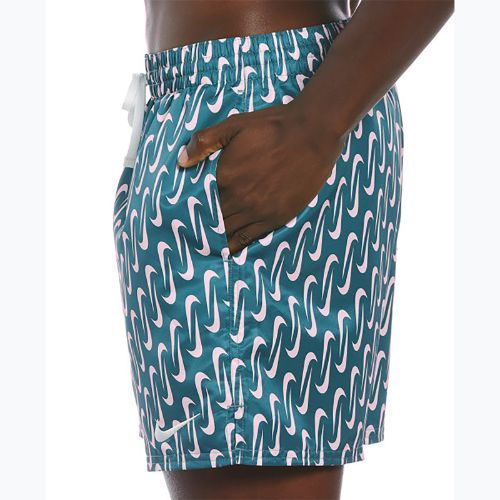 Мъжки шорти за плуване Nike Swoosh Link 5" Volley прашен кактус