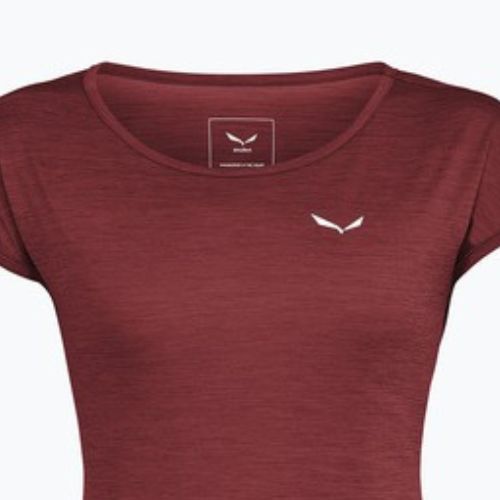 Дамска тениска Salewa Puez Melange Dry syrah melange