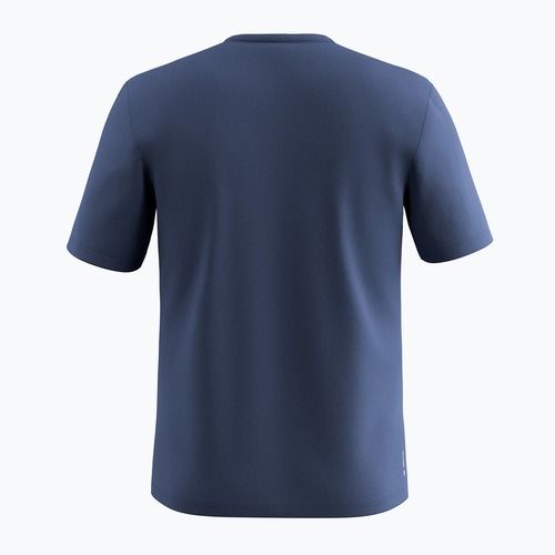 Мъжка тениска за трекинг Salewa Solidlogo Dry dark denim