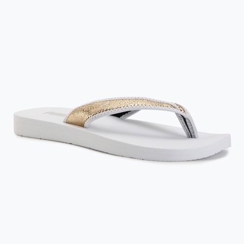 Дамски джапанки PUMA Sandy Flip Metallic Shine puma white/puma gold