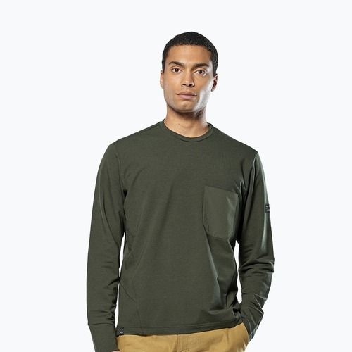 Мъжки суичър Salewa Fanes Dry Pullover тъмно маслинен