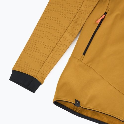 Дамски суитшърт за трекинг Salewa Sella Crevasse Hd golden brown