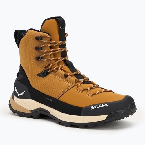 Мъжки обувки за трекинг Salewa Puez Winter Mid Ptx golden brown / black