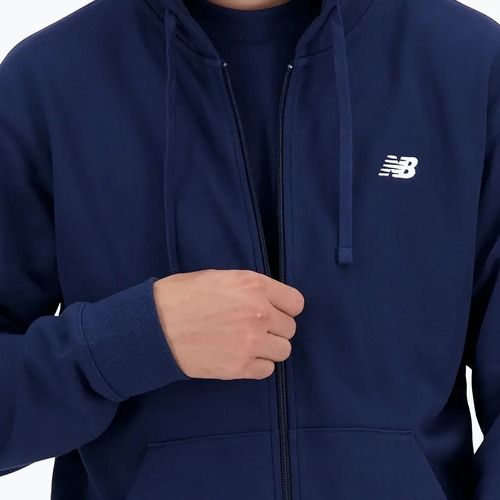 Мъжки суитшърт New Balance Stacked Logo French navy
