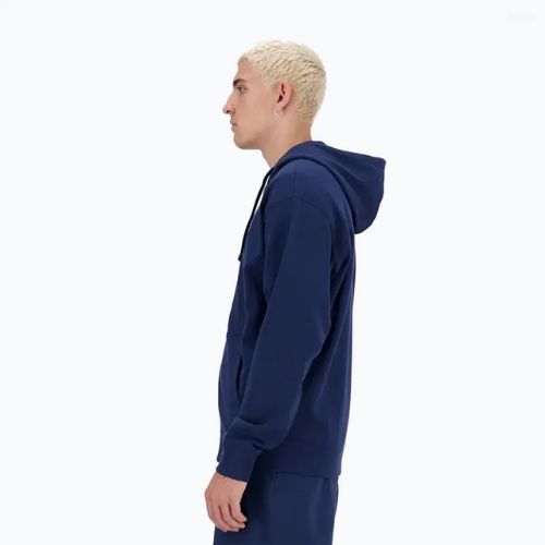 Мъжки суитшърт New Balance Stacked Logo French navy