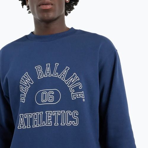 Мъжки суитшърт New Balance Graphic Crew navy