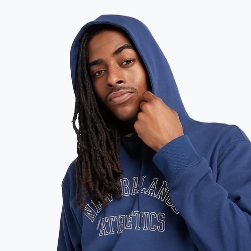 Мъжки суитшърт New Balance Graphic Hoodie navy