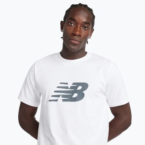 Мъжка тениска New Balance Graphic V Flying бяла