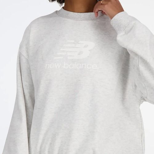 Дамски суитшърт New Balance French Terry Stacked ash heather