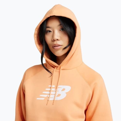 Дамски суитшърт New Balance Fleece Hoodie brown