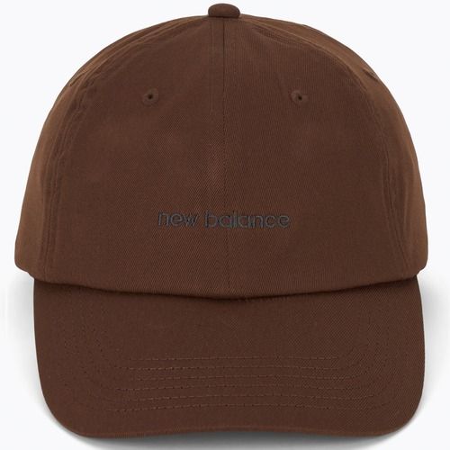 Бейзболна шапка New Balance 6 Panel Linear Logo richoak