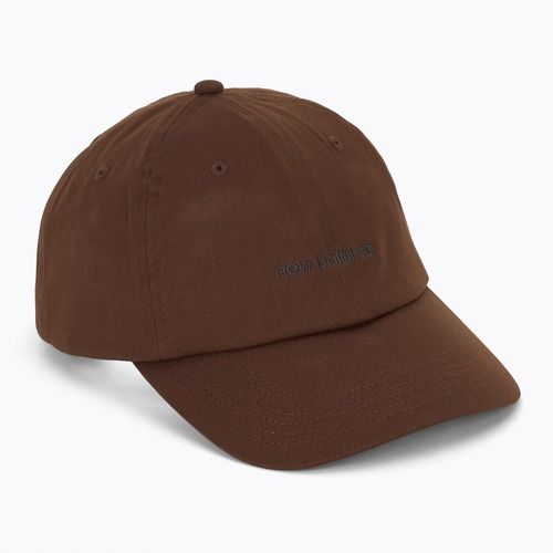 Бейзболна шапка New Balance 6 Panel Linear Logo richoak