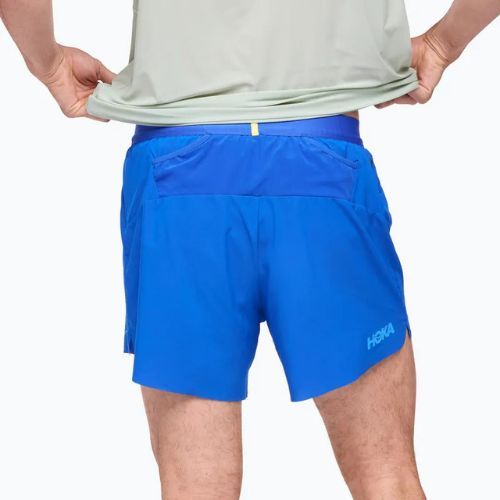 Мъжки шорти за бягане HOKA Glide With Brief 5" ultramarine