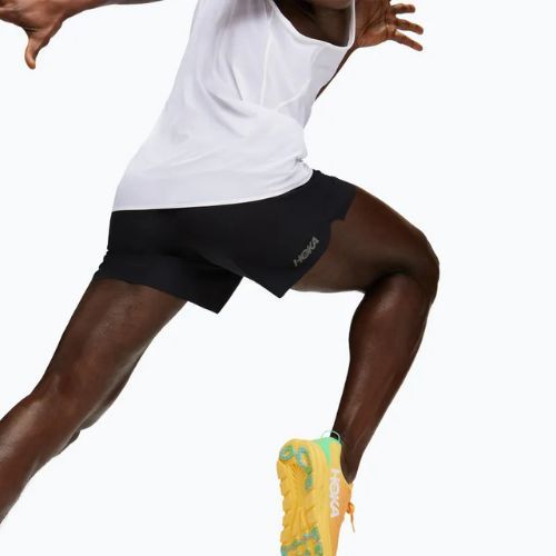 Мъжки шорти за бягане HOKA Glide With Brief 5" black
