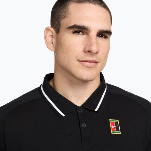 Мъжка тенис-поло блуза Nike Court Heritage Polo black/white