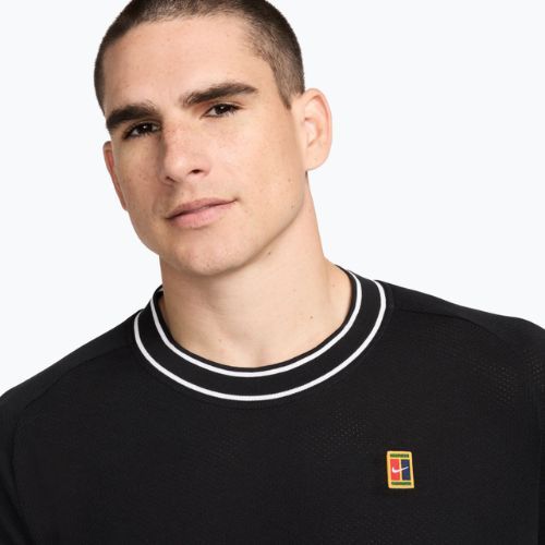 Мъжка тенис фланелка Nike Court Heritage black/white