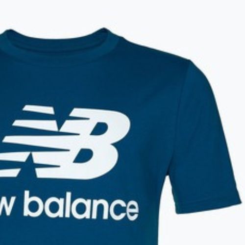 Мъжка тениска New Balance Essentials Stacked Logo blue