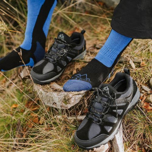 Мъжки туристически обувки KADVA Traver Low WaterProof черен