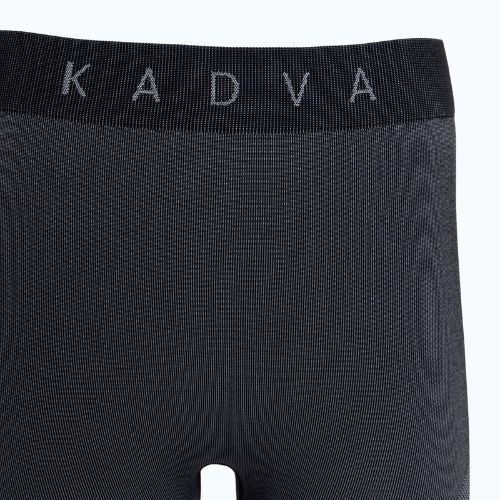 Дамски комплект термоактивно бельо KADVA Streif W Set безшевен черен