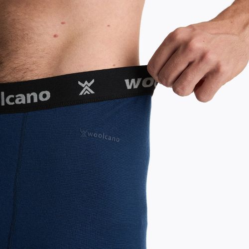 Мъжки комплект термобельо WOOLCANO Merino SET0540 navy blue