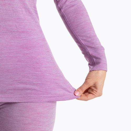 Дамски комплект термобельо WOOLCANO Merino SET0543 лилаво