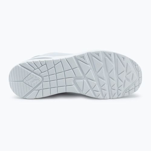 Дамски ботуши SKECHERS Uno Shimmer Away white/silver