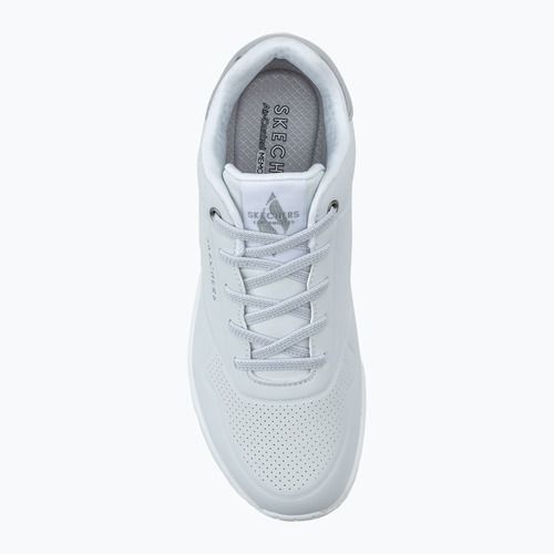 Дамски ботуши SKECHERS Uno Shimmer Away white/silver