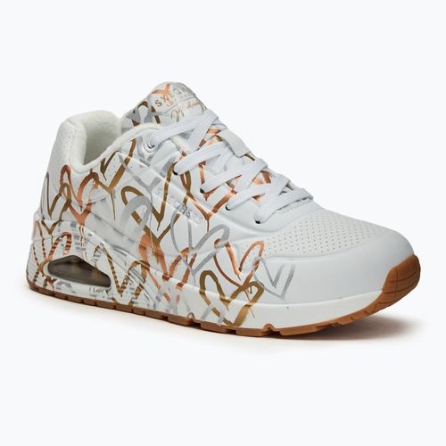 Дамски обувки SKECHERS Uno Metallic Love white / multicolor metallic