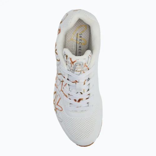 Дамски обувки SKECHERS Uno Metallic Love white / multicolor metallic