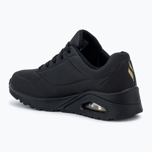 Дамски обувки SKECHERS JGoldcrown Uno Golden Heart black/multicolor metallic