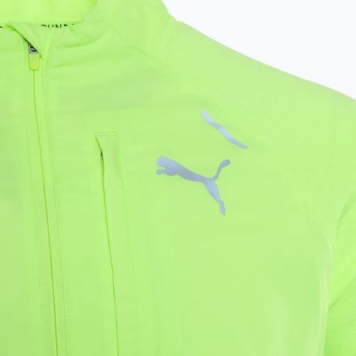 Дамско яке за бягане PUMA Run Gridfleece fizzy apple