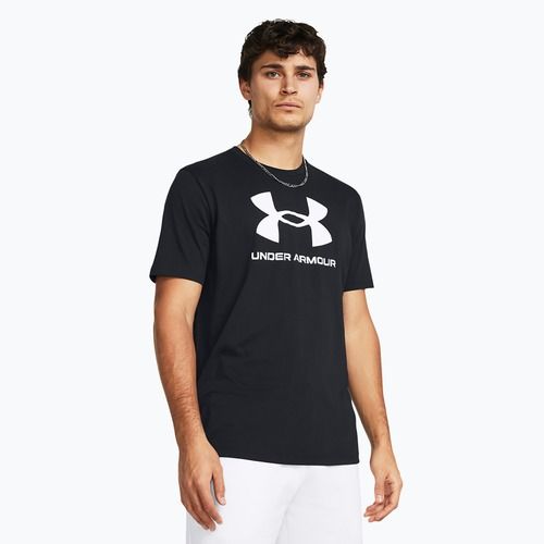 Мъжка тениска Under Armour Sportstyle Logo Update black/white