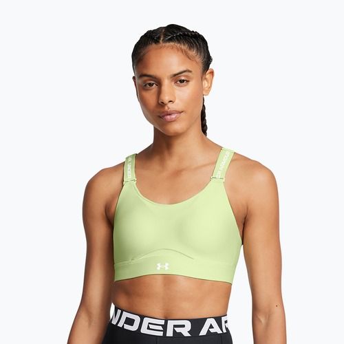 Сутиен за тренировки Under Armour Infinity High 2.0 retro green/white
