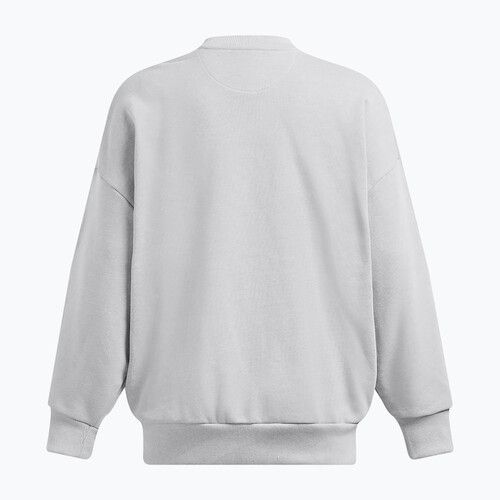 Дамски суитшърт Under Armour Icon Heavyweight Terry Oversized Crew mod gray/forest green