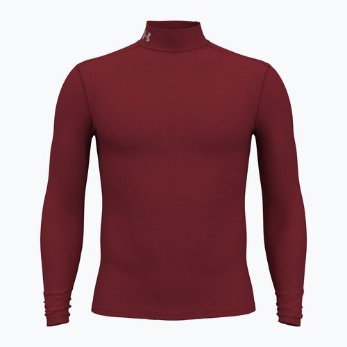 Мъжка блуза с дълъг ръкав Under Armour Elite Mock CG cardinal/metallic silver