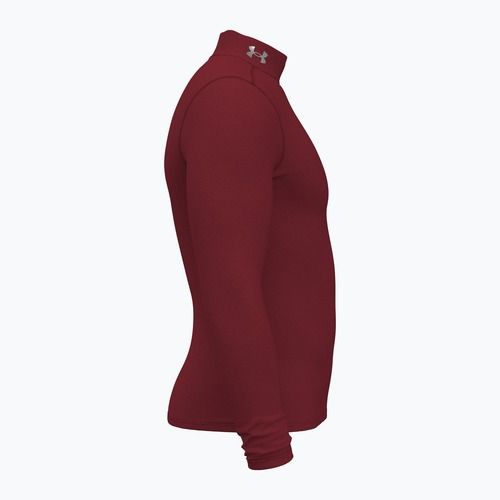 Мъжка блуза с дълъг ръкав Under Armour Elite Mock CG cardinal/metallic silver