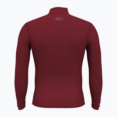 Мъжка блуза с дълъг ръкав Under Armour Elite Mock CG cardinal/metallic silver