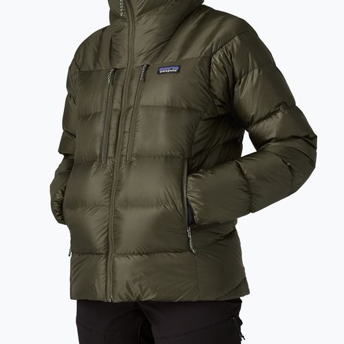 Дамско пухено яке Patagonia Fitz Roy Down Hoody pine needle green