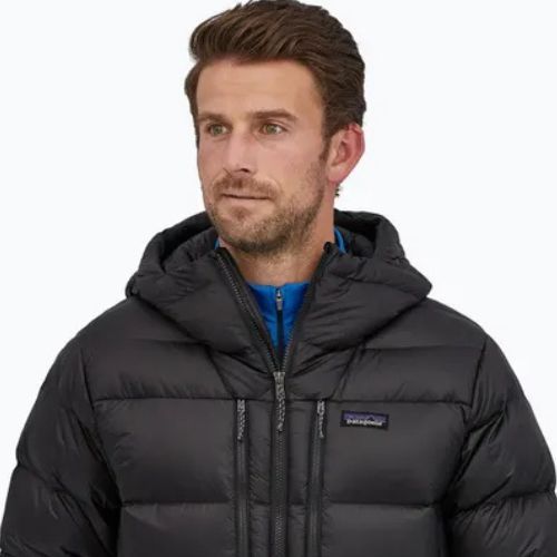 Мъжко пухено яке Patagonia Fitz Roy Down Hoody black