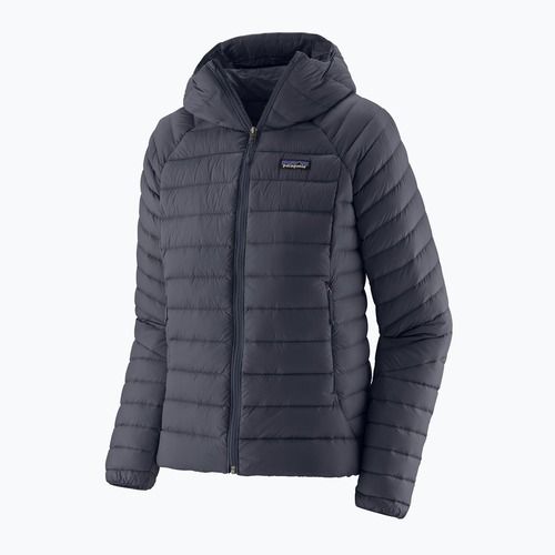 Дамско пухено яке Patagonia Down Sweater Hoody smolder blue