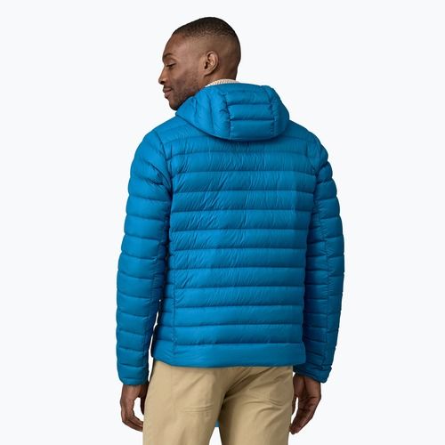 Мъжко пухено яке Patagonia Down Sweater Hoody endless blue