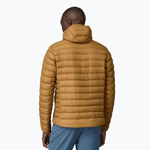 Мъжко пухено яке Patagonia Down Sweater Hoody с пух Rapotor brown