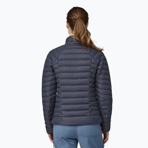 Дамско пухено яке Patagonia Down Sweater Hoody smolder blue