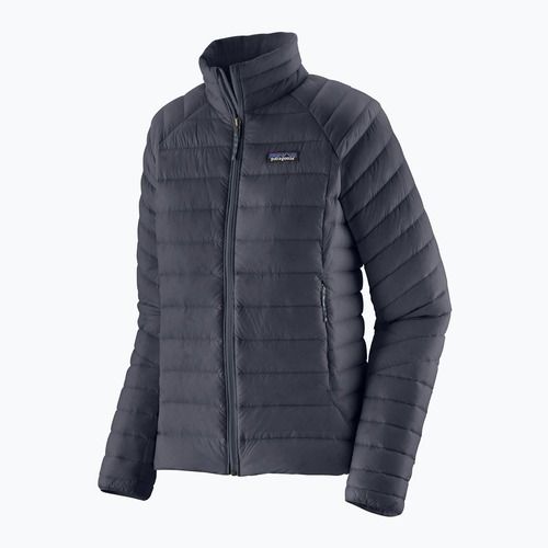 Дамско пухено яке Patagonia Down Sweater Hoody smolder blue