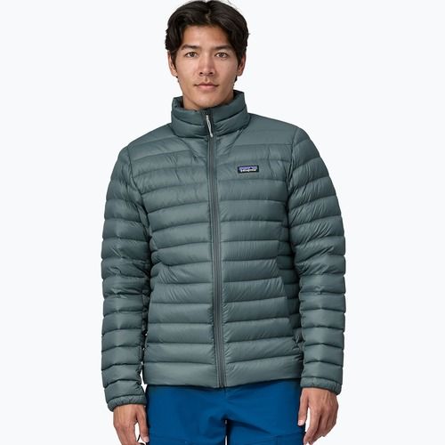 Мъжко пухено яке Patagonia Down Sweater nouveau green