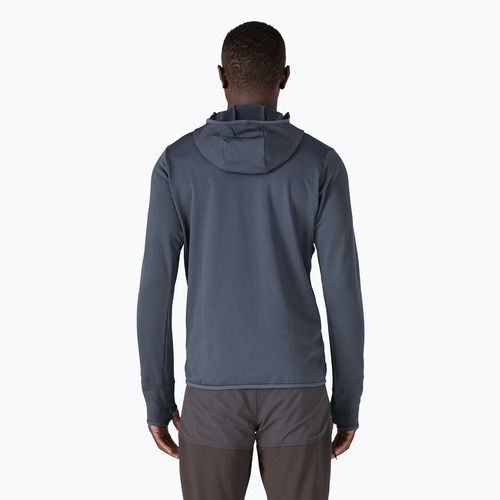 Мъжки суитшърт за трекинг Patagonia R1 Thermal Full Zip Hoody smolder blue