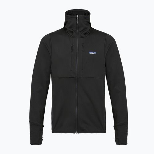 Мъжки суитшърт за трекинг Patagonia R1 Thermal Full Zip Hoody black