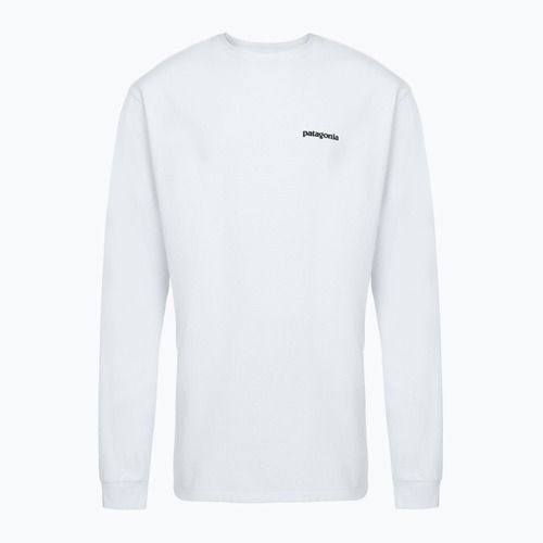Мъжка блуза с дълъг ръкав Patagonia P-6 Logo Responsibili white