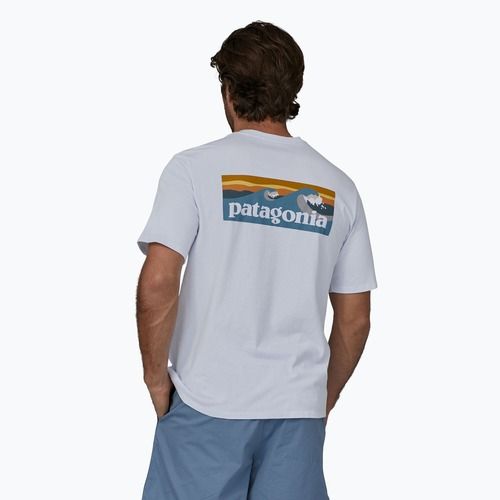 Мъжка тениска Patagonia Boardshort Logo Pocket Responsibili white