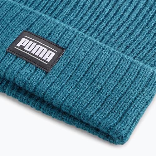 Зимна шапка Puma Ribbed Classic Cuff cold green